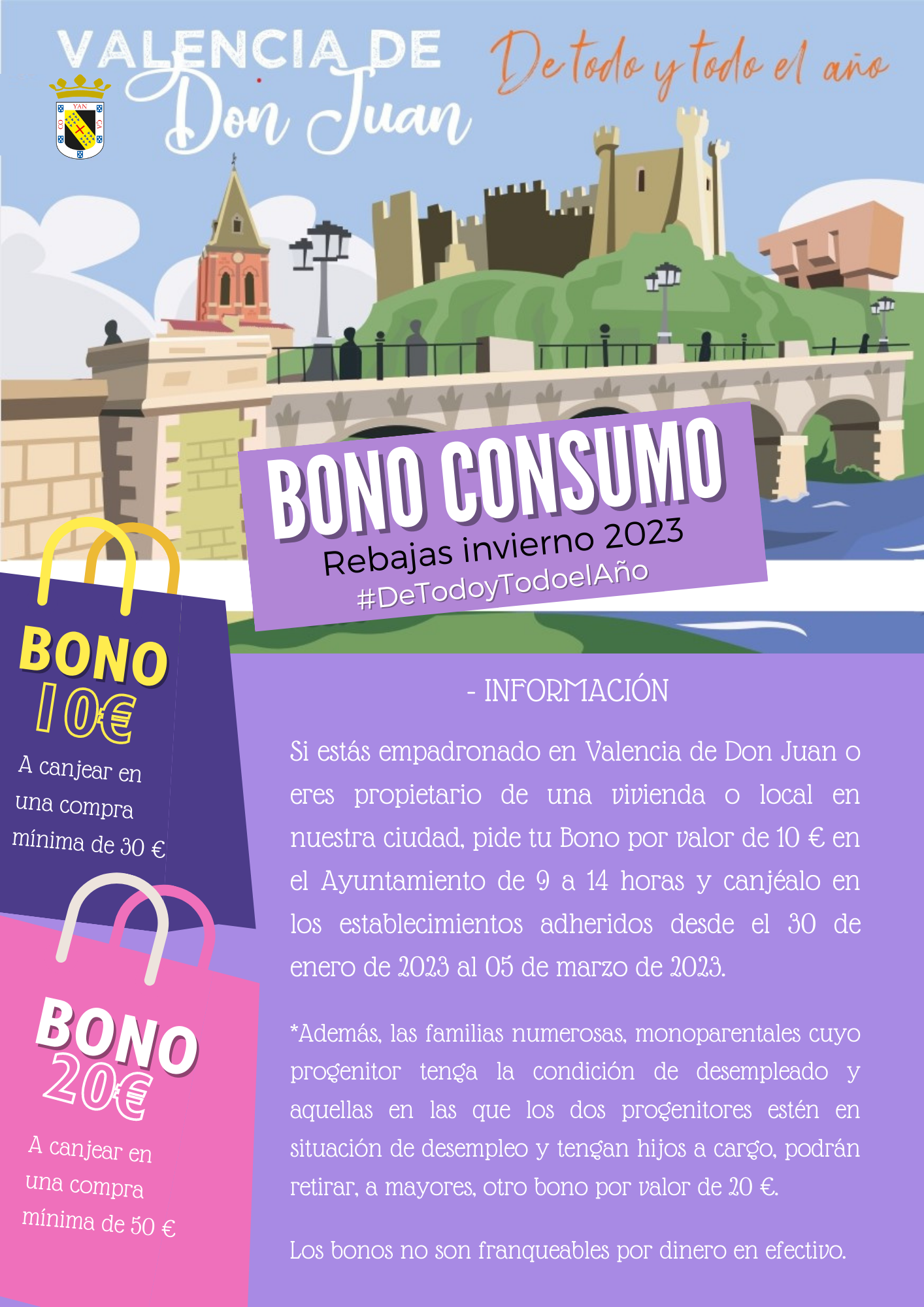 Bono Consumo Rebajas Invierno 2023