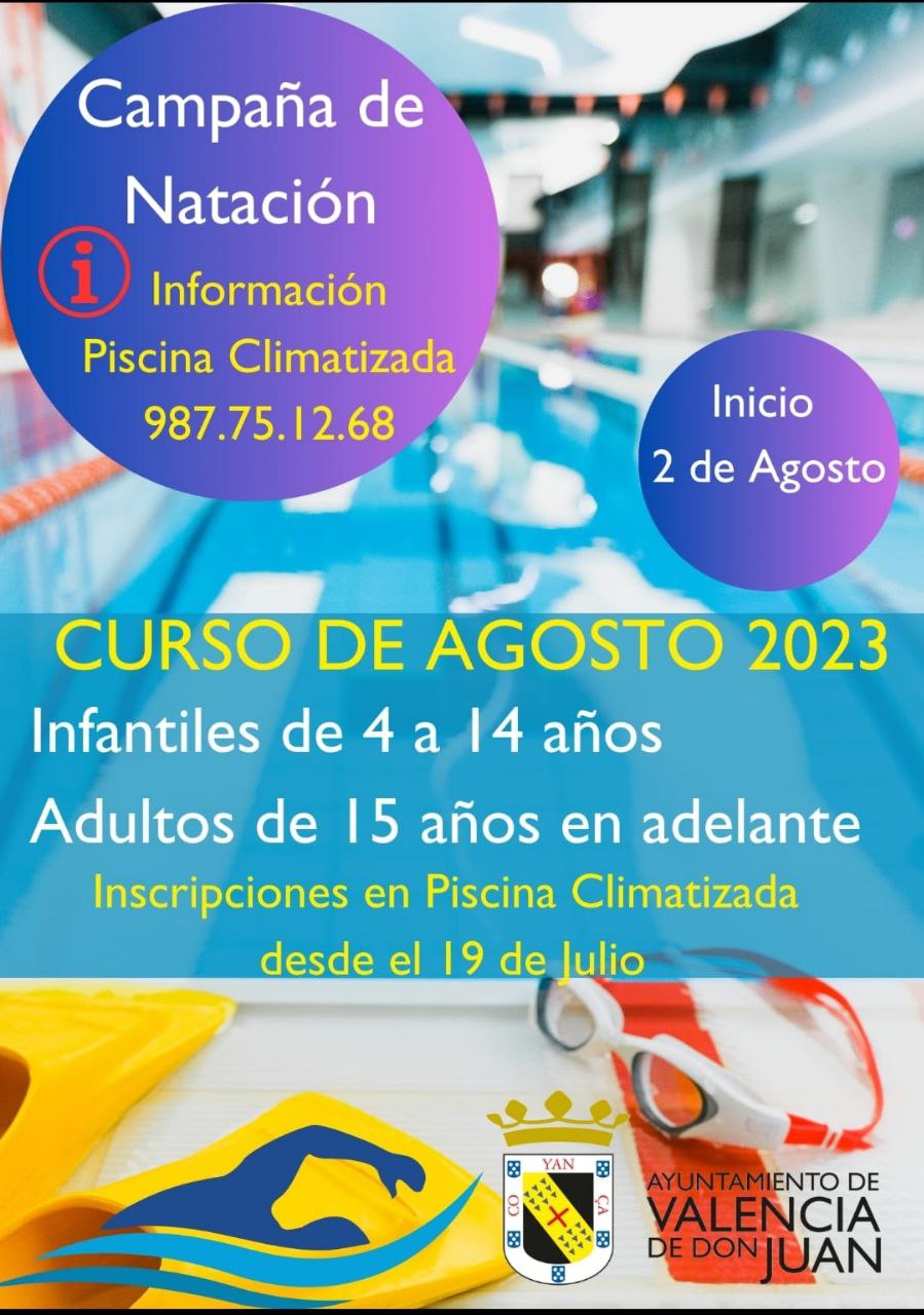 Campaña de Natación. Curso de Agosto 2023