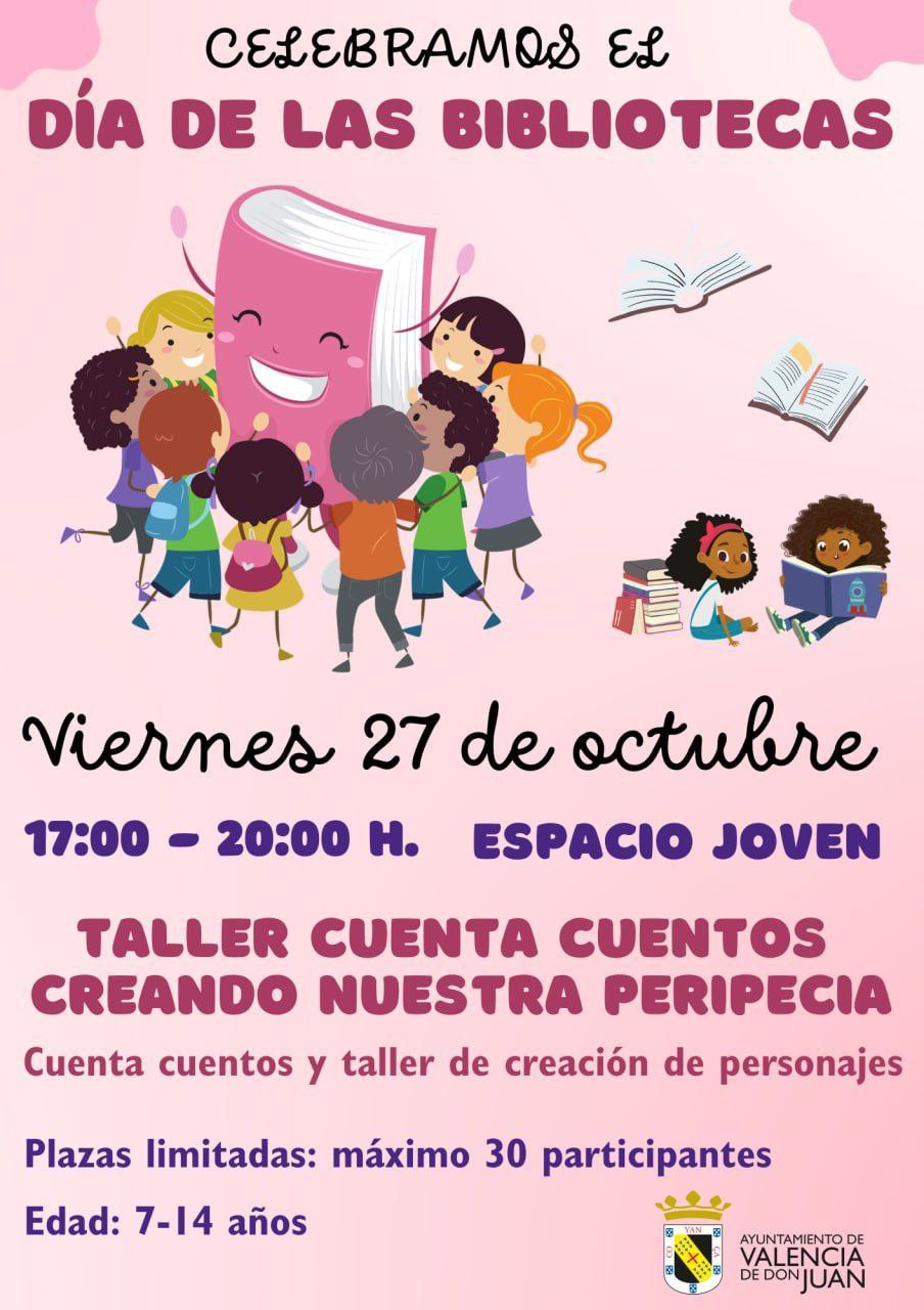 Día de las Bibliotecas: Taller cuenta cuentos creando nuestra peripecia