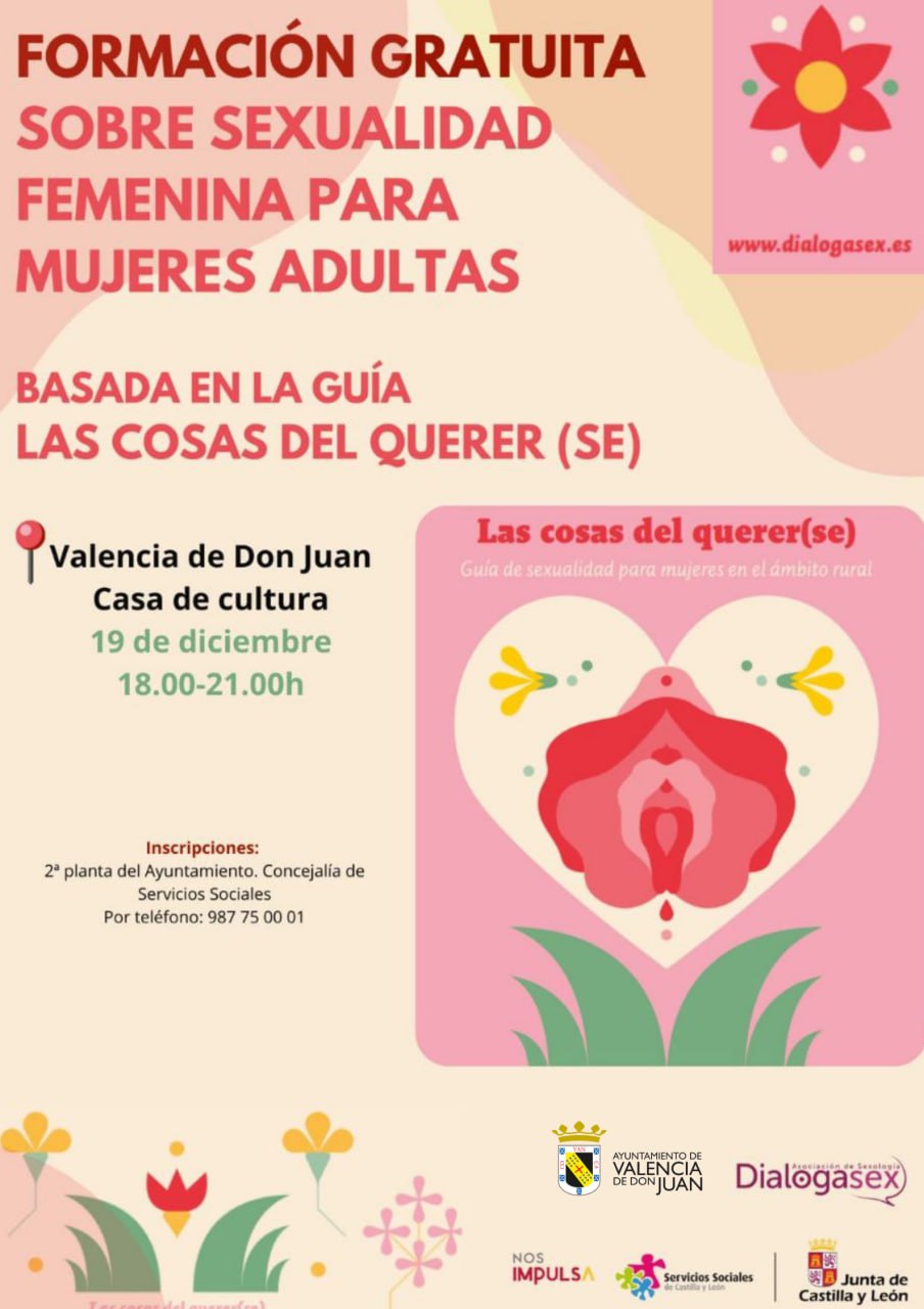 Formación gratuita sobre sexualidad femenina para mujeres adultas