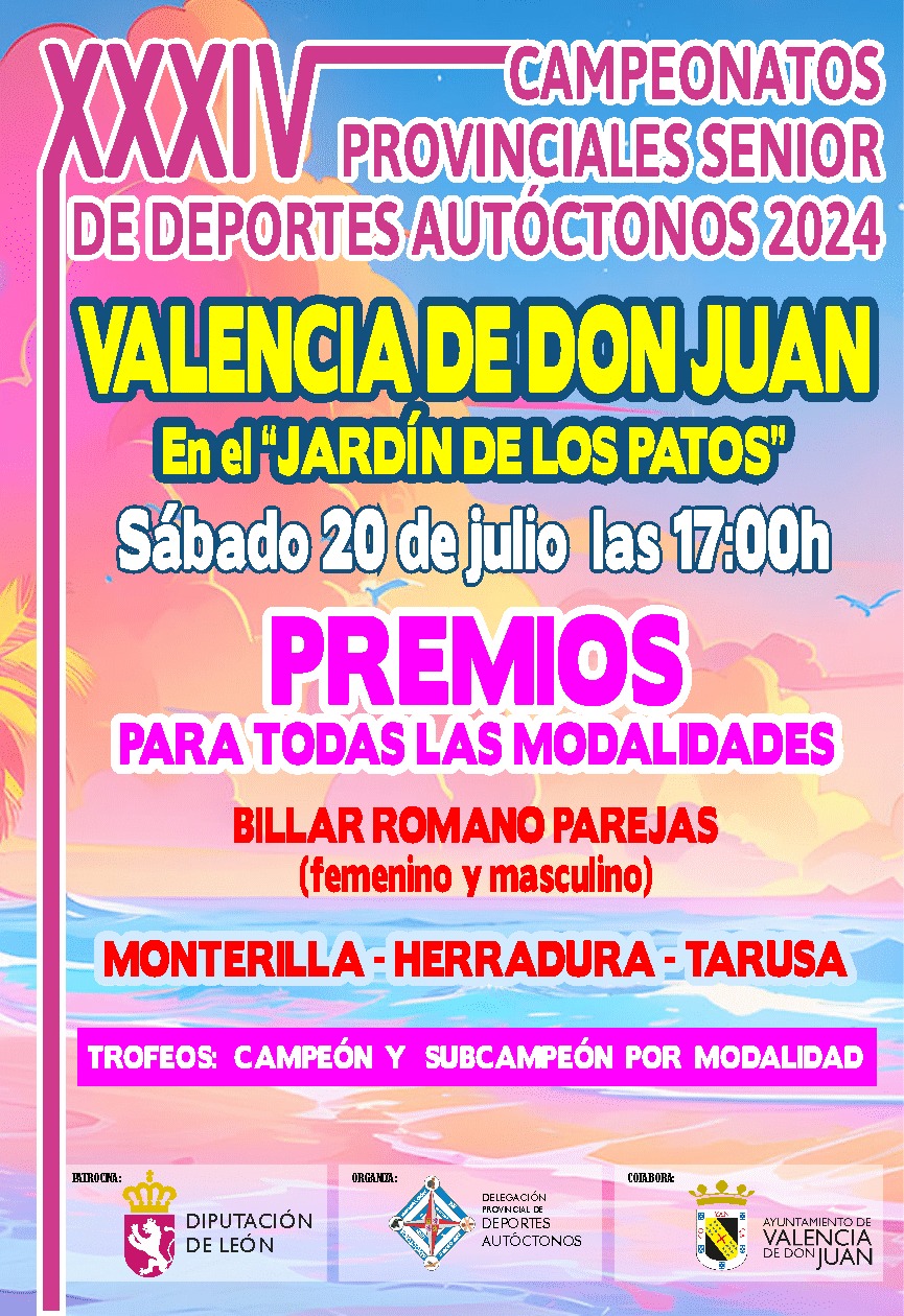 XXXIV Campeonatos provinciales senior de deportes autóctonos 2024