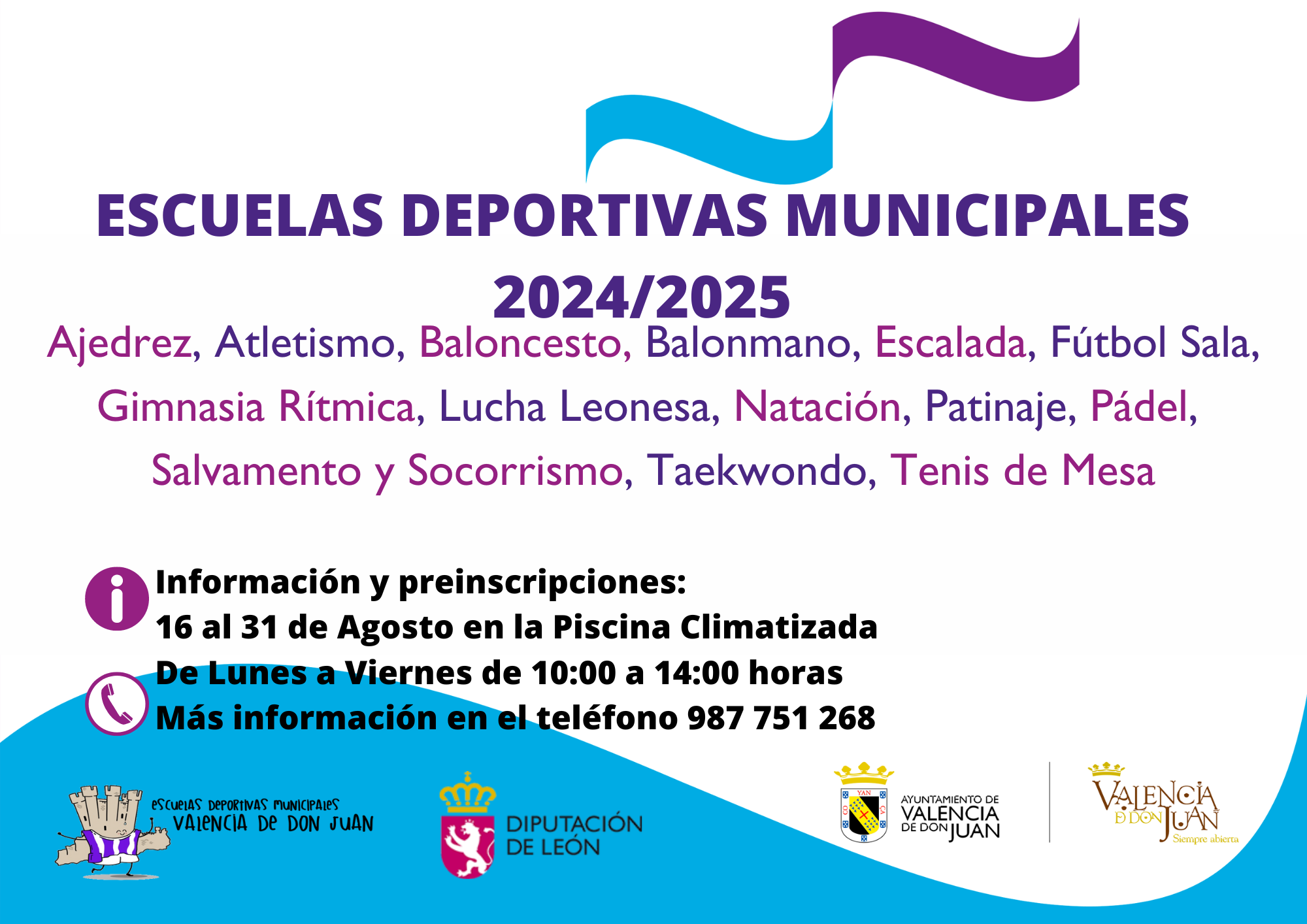 Escuelas Deportivas Municipales 2024/2025