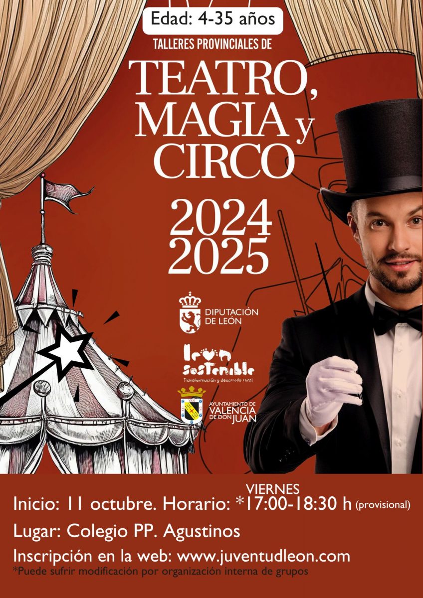 Cartel Talleres de Teatro 2024