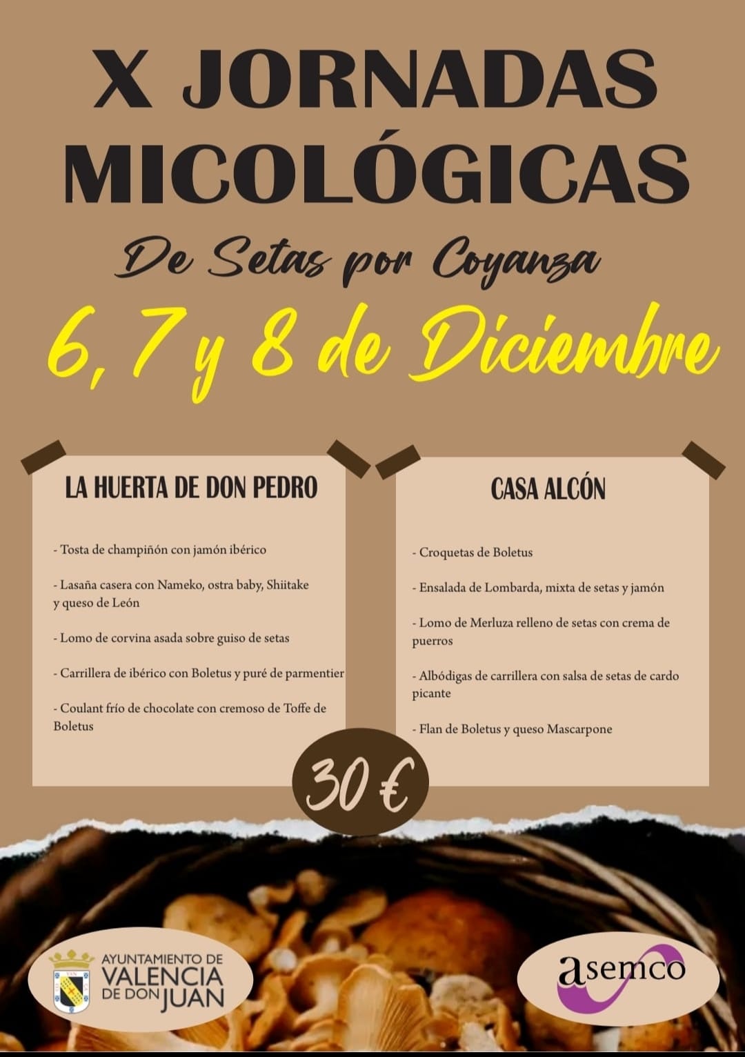 X Jornadas Micológicas