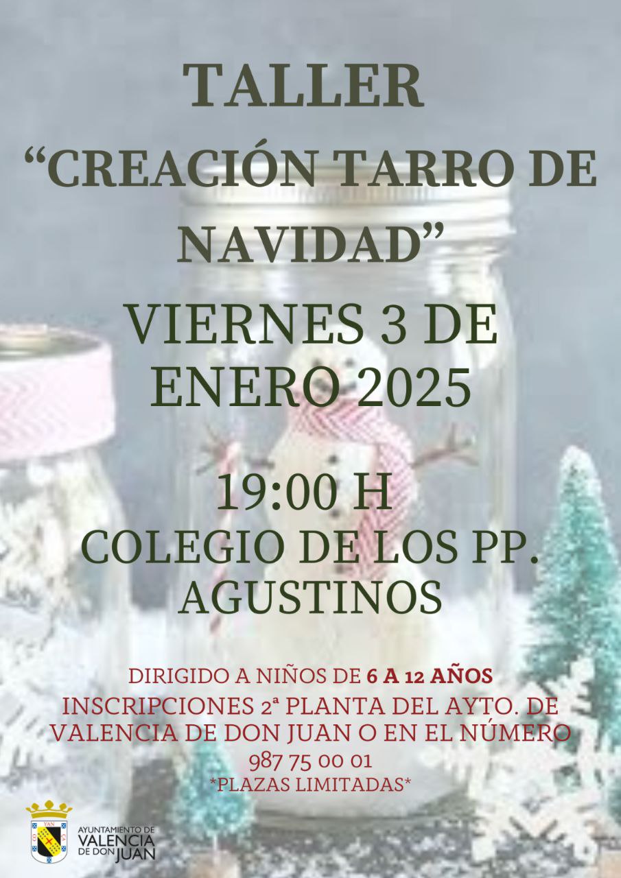 Taller Creación Tarro de Navidad