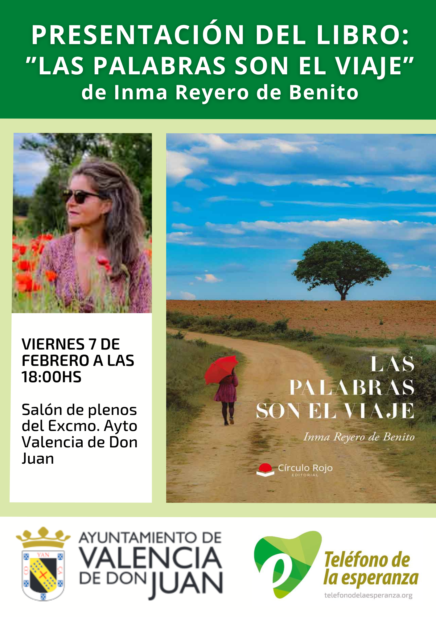 Presentación del libro: «Las palabras son el viaje», de Inma Reyero de Benito