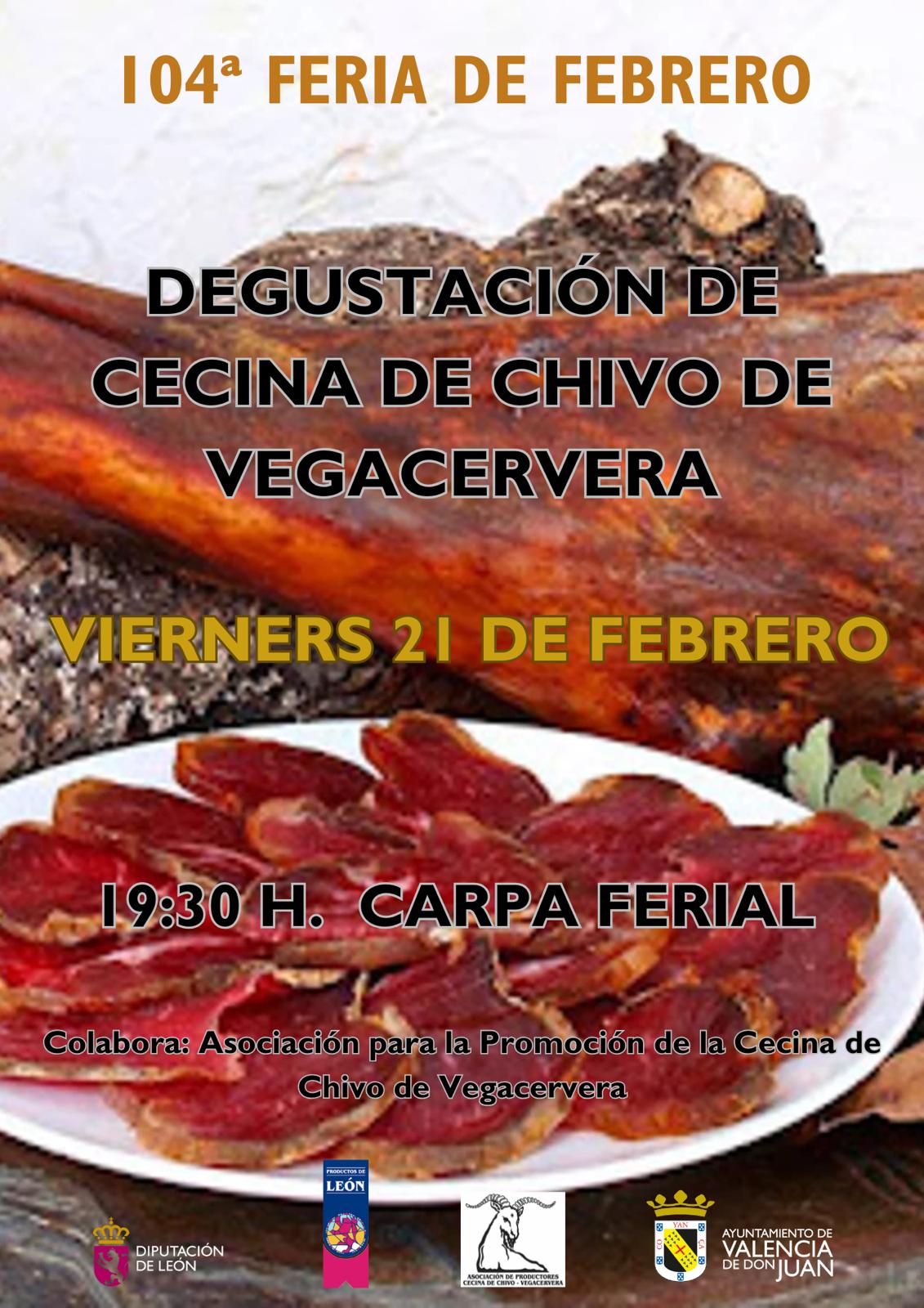 104ª Feria de Febrero – Degustación de Cecina de Chivo de Vegacervera